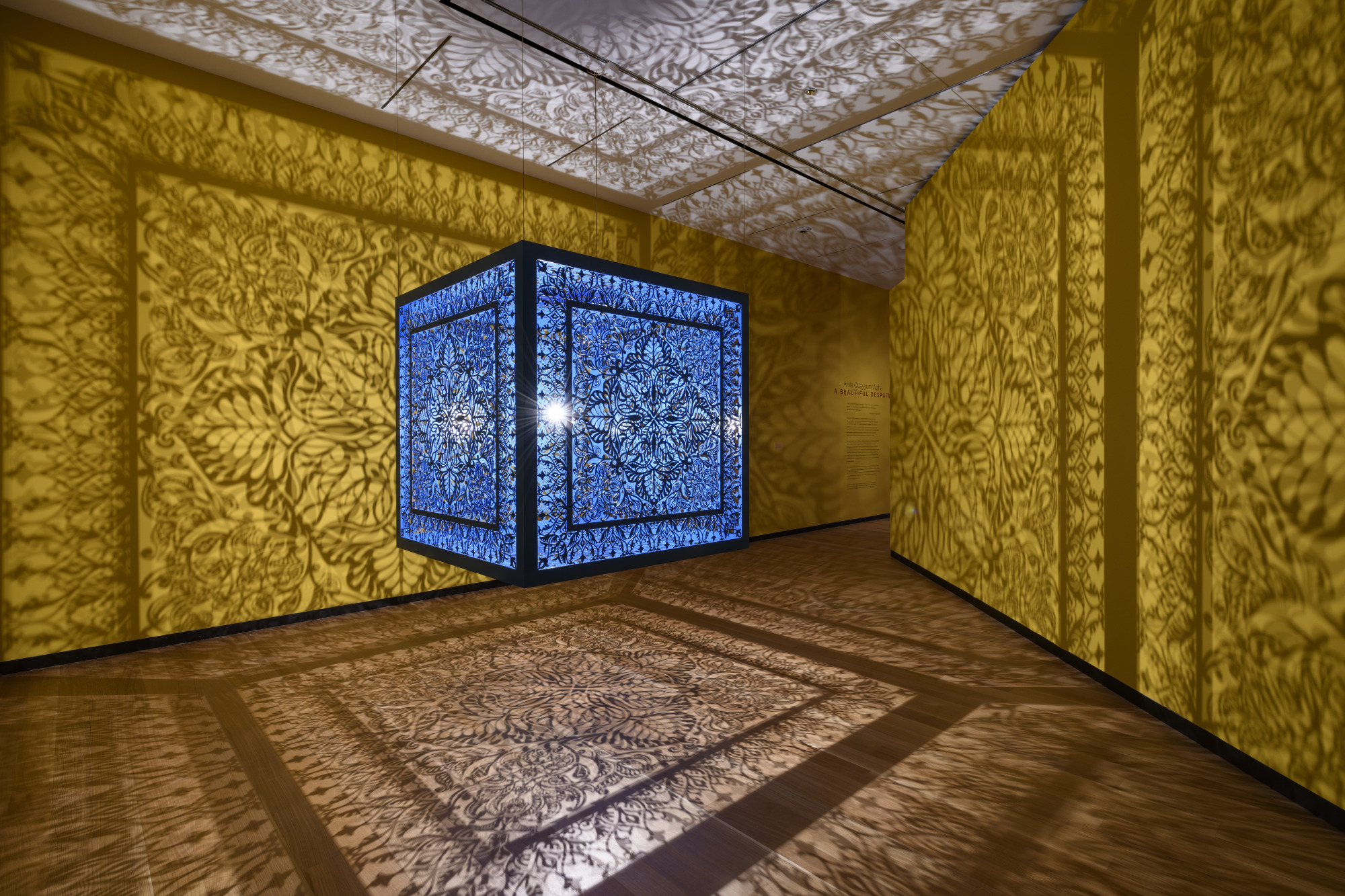 Installation view of the exhibition “Anila Agha: A Beautiful Despair.”