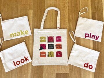 A Carter ARTivity tote and the four pouches.