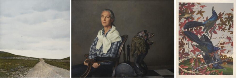 Selected artworks from the exhibition &quot;Imagined Realism.&quot;