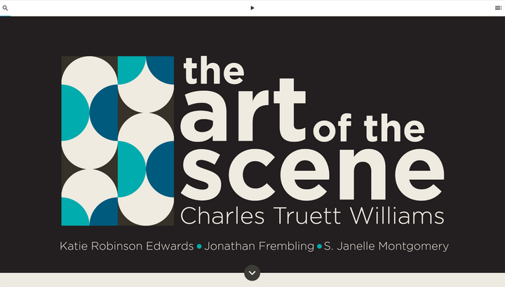 Screenshot of "The Art of the Scene" e-publication.