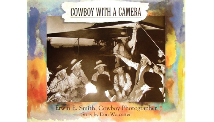 The cover of the book "Cowboy With A Camera."