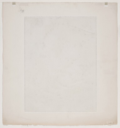 A black-and-white print of a White woman sitting on a ledge or bench resting her head in the palm of one hand, an open booklet on her lap.