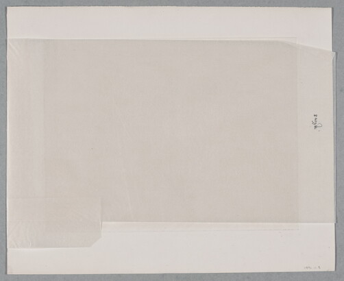 A black-and-white print of a cable-suspension bridge at night with flying mythical creatures under a streetlamp on the bridge.