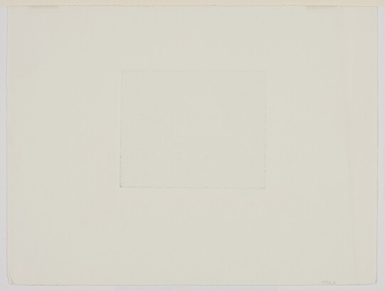 A black-and-white print of a messy bathroom with a nude female in the bathtub and a nude male standing by the toilet shaving.<br />