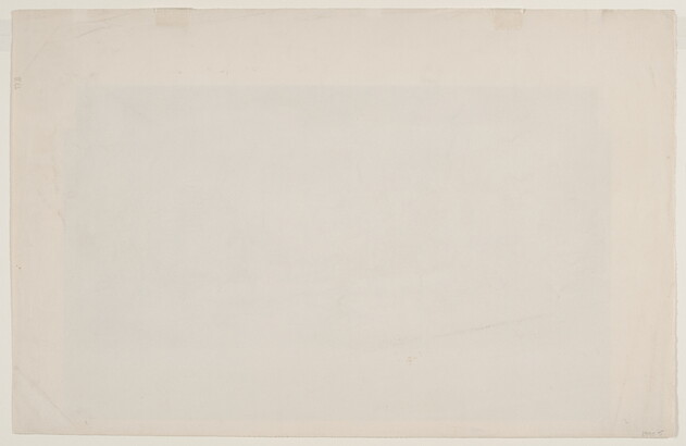 A black-and-white print of a three-story clapboard house and picket fence in a densely wooded landscape under a heavy sky.