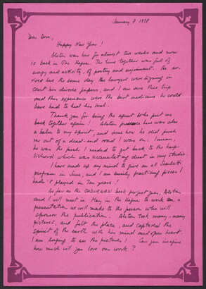 Ruby Reid Thompson to Nell Dorr. January 8, 1978. | Amon Carter Museum