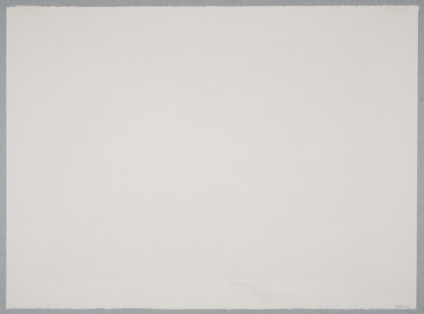 A black-and-white print of a farmer either closing or opening a gate to a corral with two horses next to a windmill under a dark and cloudy sky.