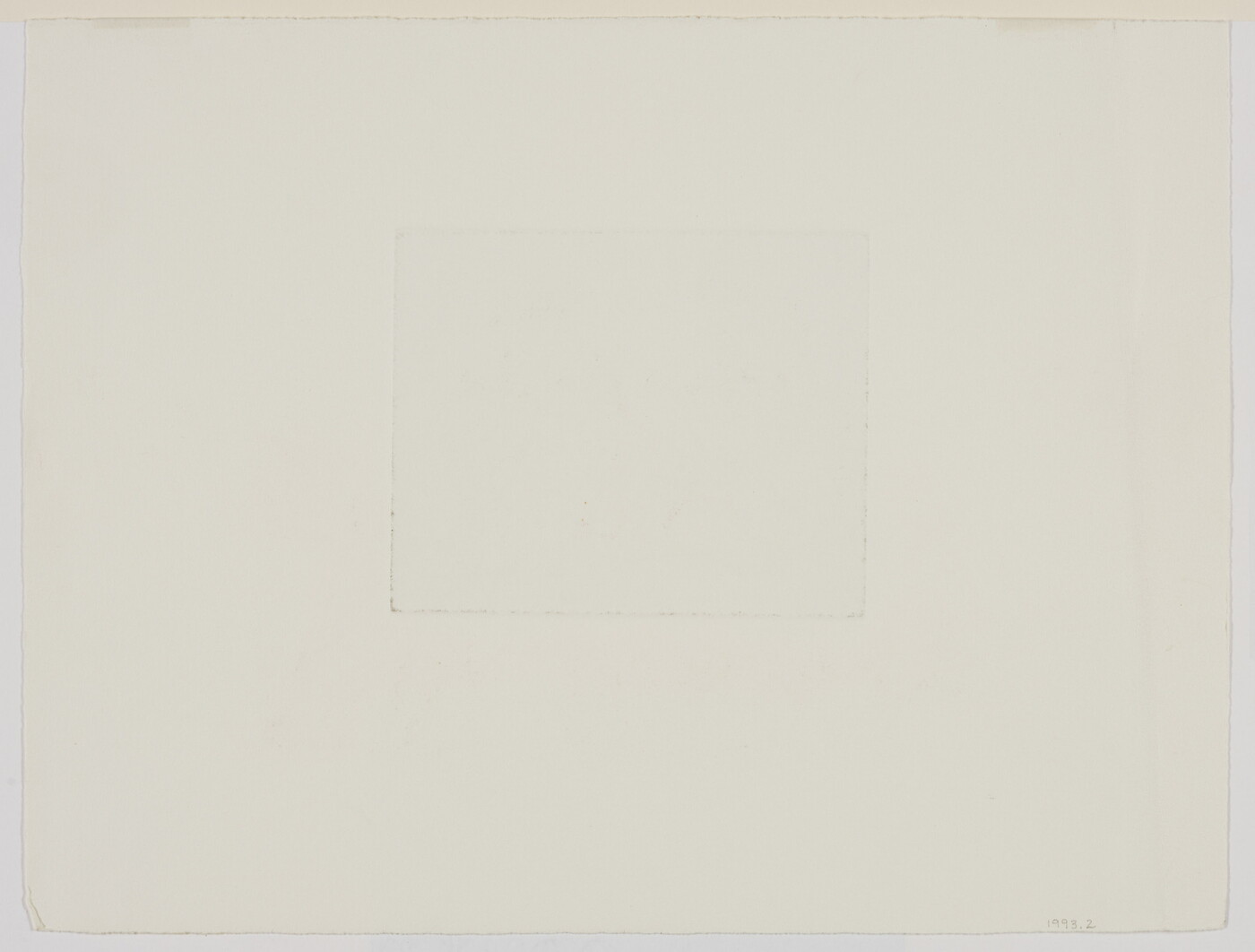 A black-and-white print of a messy bathroom with a nude female in the bathtub and a nude male standing by the toilet shaving.<br />