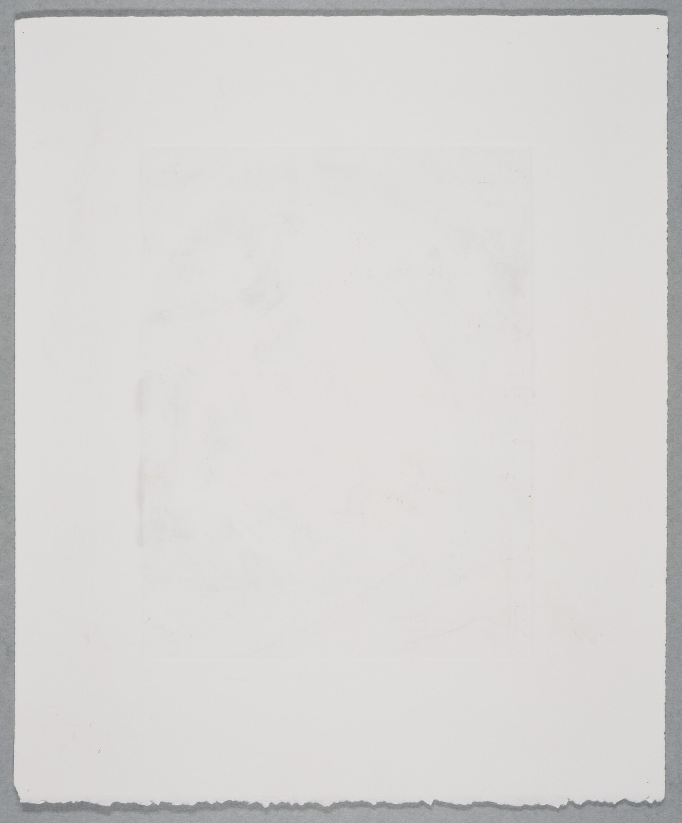 A black-and-white print of a White man about to be hung as a Black woman presents a baby to him.<br />