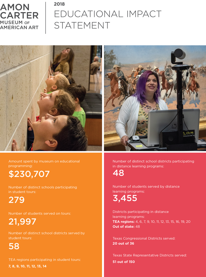 Cover page of the Carter's 2018 Educational Impact Statement.