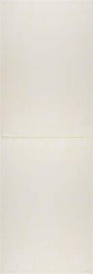 A color print, vertically oriented, of a very faint yellow design on white paper.