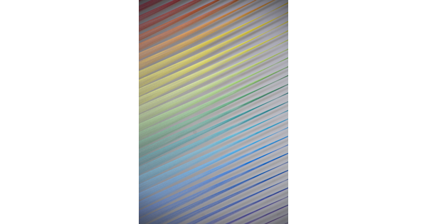 Close up of rainbow thread