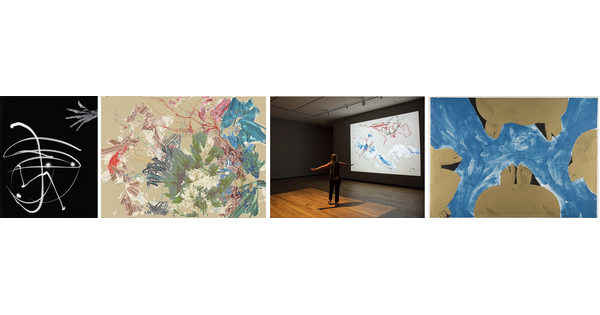 A selection of artworks from the exhibition &quot;Set in Motion.&quot;