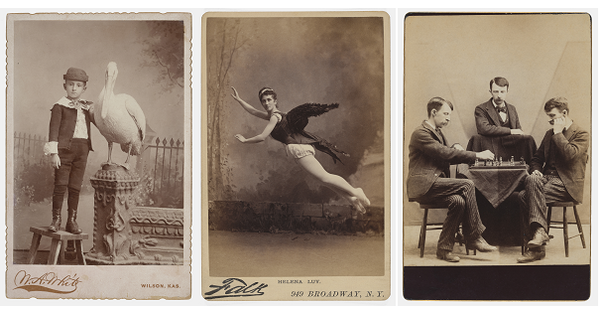 A selection of three artworks from the &quot;Acting Out&quot; exhibition.