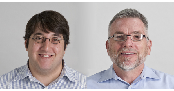 Headshots of Ross Auerbach and John Reilly. 