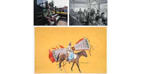 A selection of artworks from the &quot;Speaking with Light&quot; exhibition.