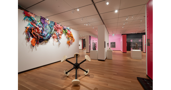 Exhibition installation photo of &quot;Emancipation: The Unfinished Project of Liberation.&quot;