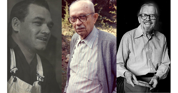 A collage of photos of three different White men.