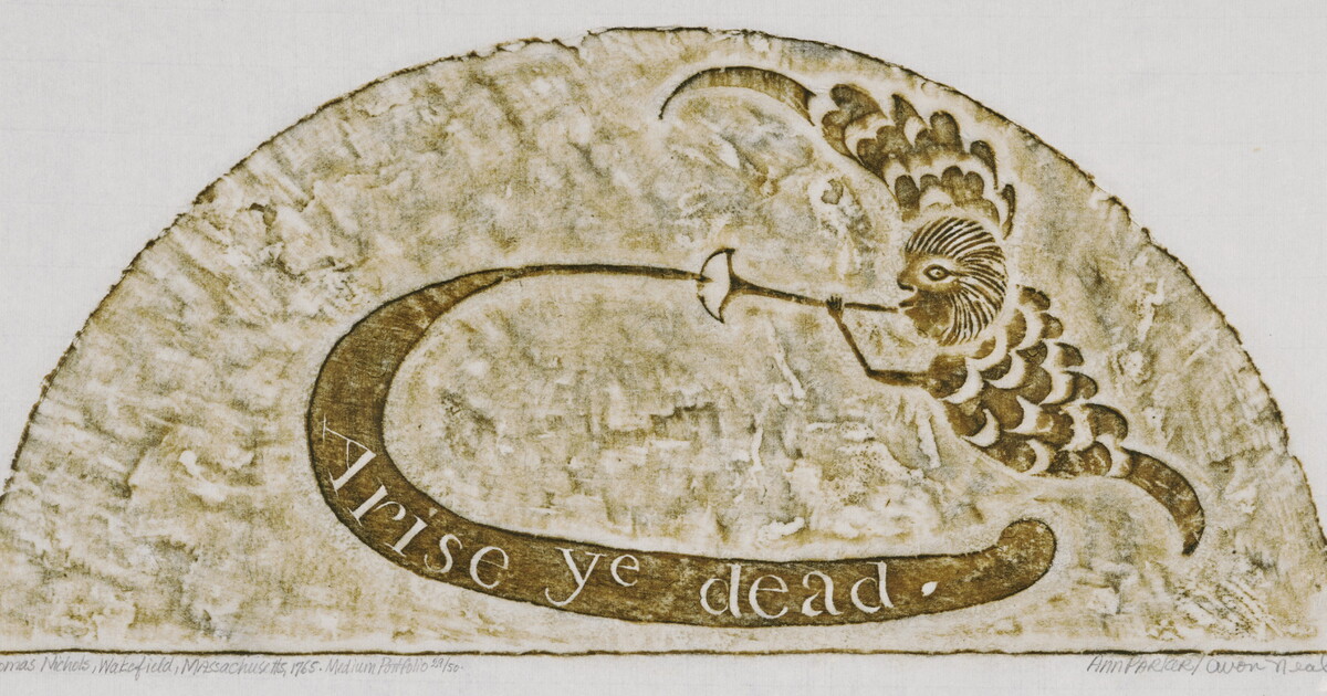 Here Lyeth: Grave Rubbings by Ann Parker and Avon Neal