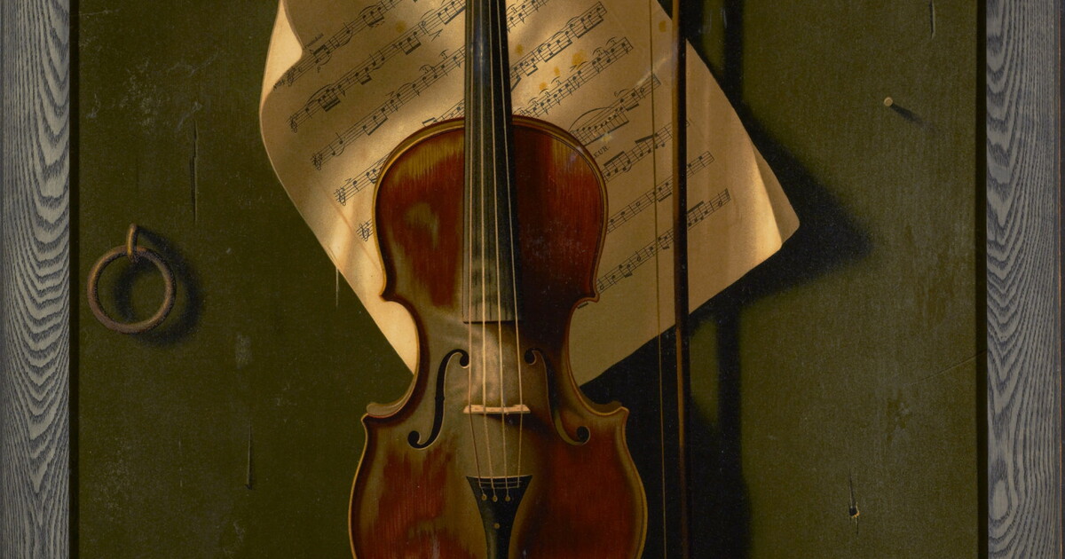 ★ A Histrical Old Violin /鑑定書有り The Old Violin | William Michael HARNETT, Frank TUCHFARBER