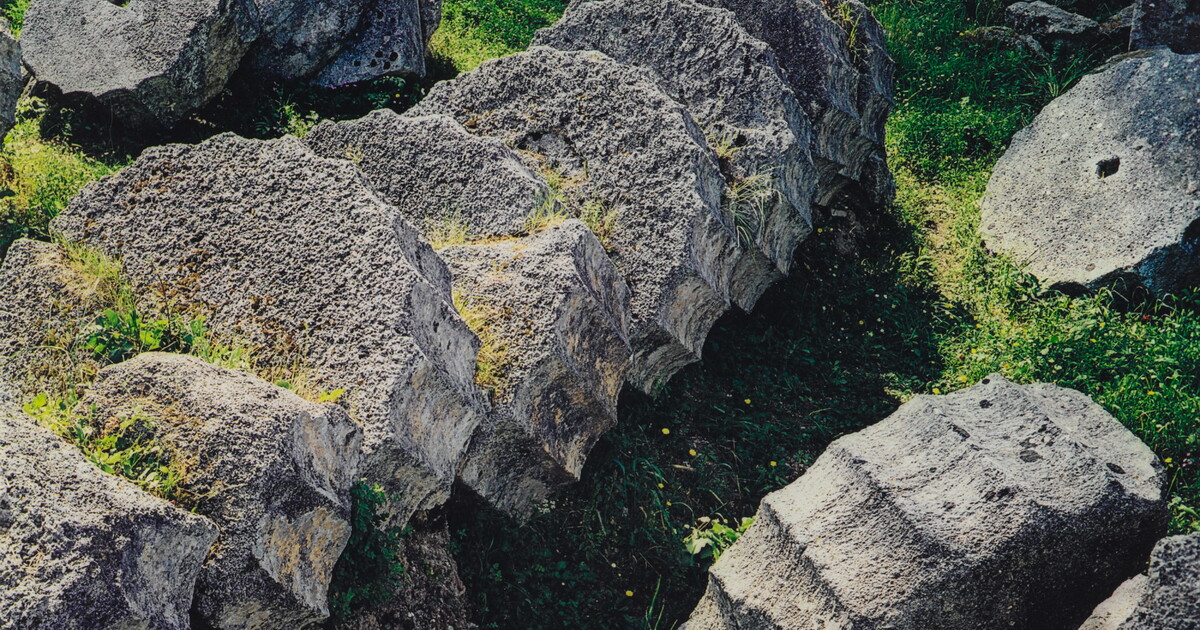 Fallen Column Fallen Columns, Temple of Zeus, Olympia, Greece, April 14, 1967 | Amon ...
