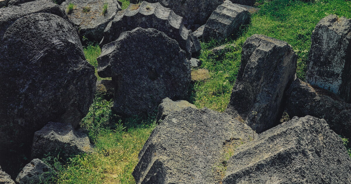 Fallen Columns, Temple of Zeus, Olympia, Greece, April 14, 1967 | Amon ...