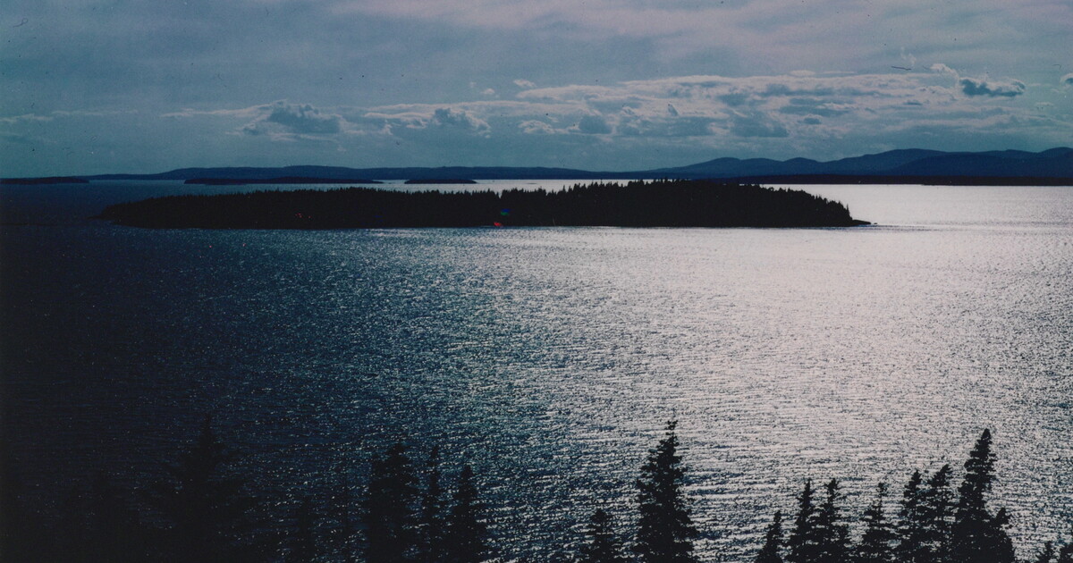 View from Head, Great Spruce Head Island, Maine, July 27, 1982 | Amon ...